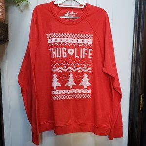 NWOT Thug Life Christmas Sweater